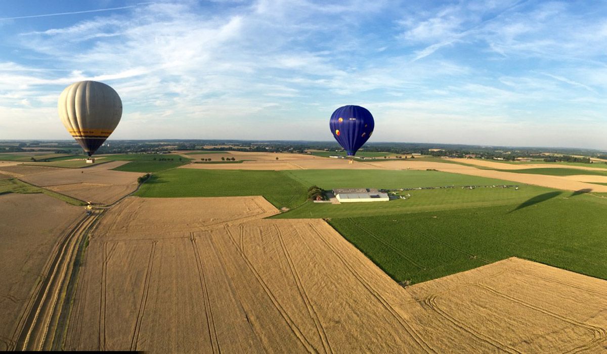 Offrez les plus beaux paysages de Belgique avec un bon pour un vol en montgolfière