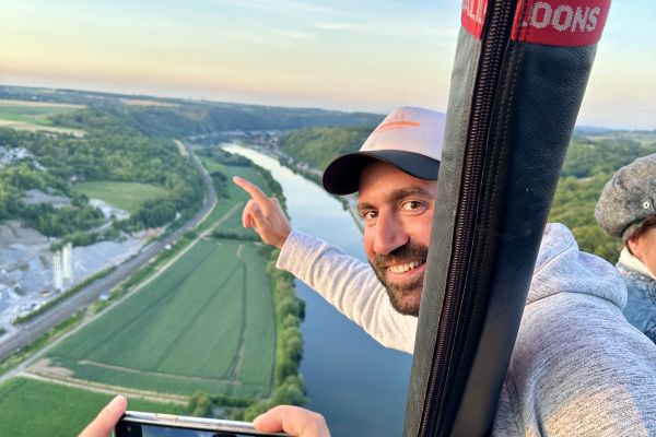 Vol en montgolfiere Jardins d'Annevoie