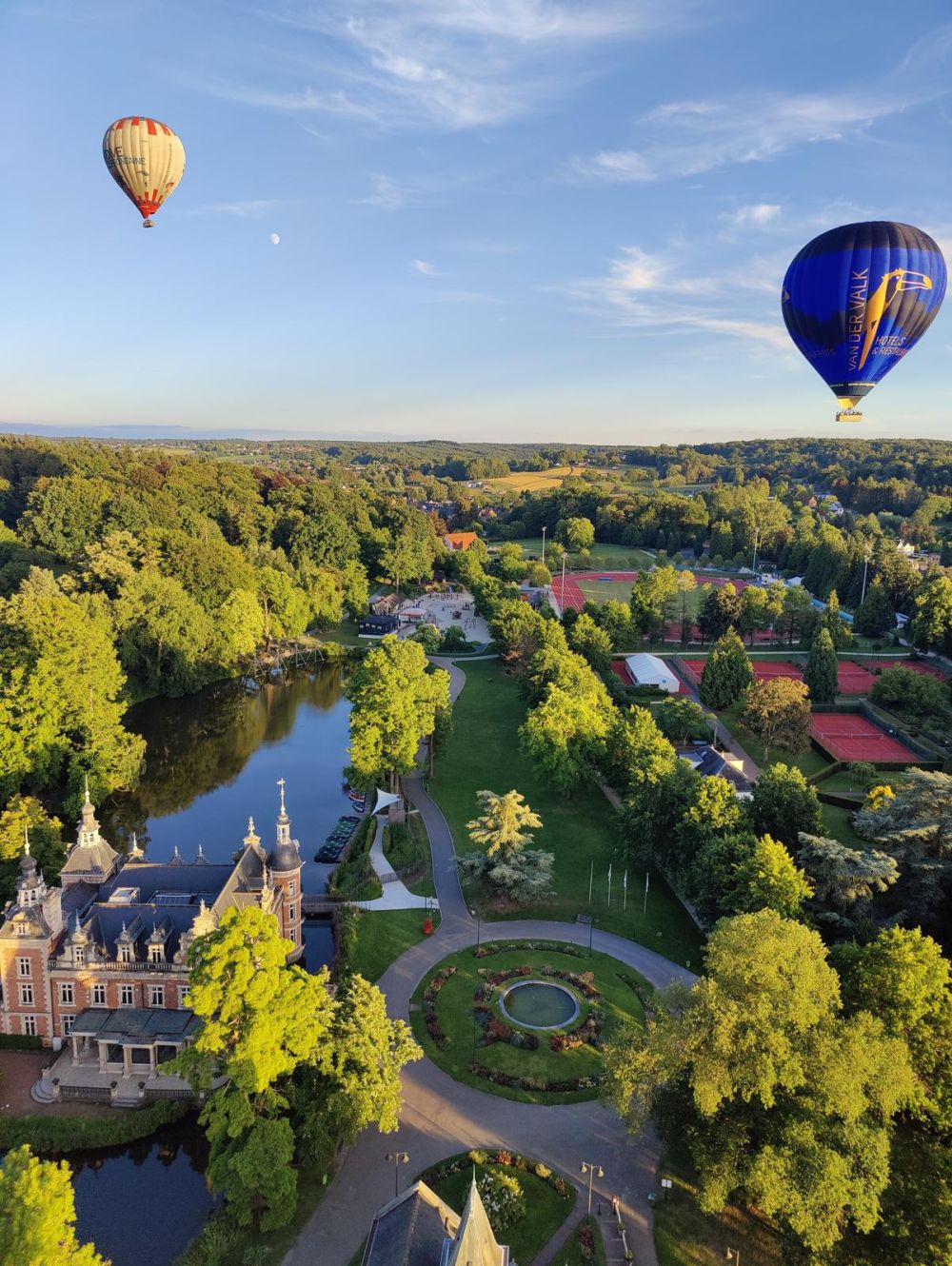Vol montgolfiere au Domaine d'Huizingen